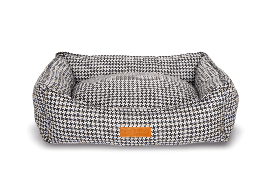 Luxury Houndstooth Dog Bed | Orthopaedic, Washable | The Kensington | The Hound & Dane