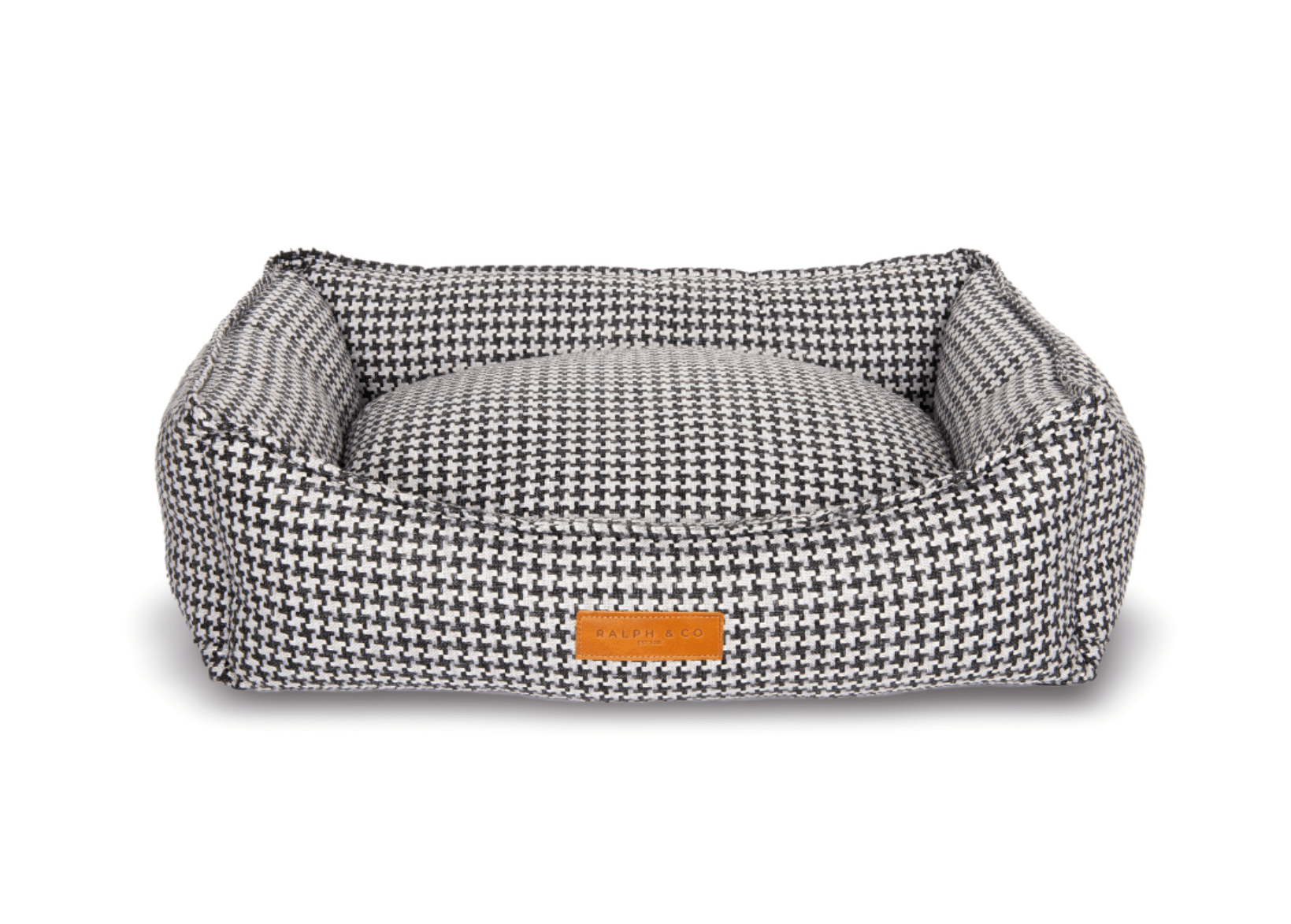 Luxury Houndstooth Dog Bed | Orthopaedic, Washable | The Kensington | The Hound & Dane