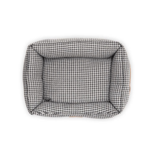 Luxury Houndstooth Dog Bed | Orthopaedic, Washable | The Kensington | The Hound & Dane