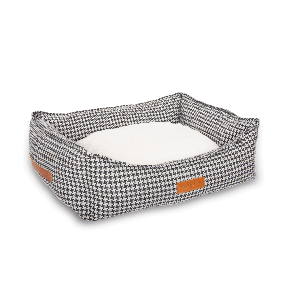 Luxury Houndstooth Dog Bed | Orthopaedic, Washable | The Kensington | The Hound & Dane